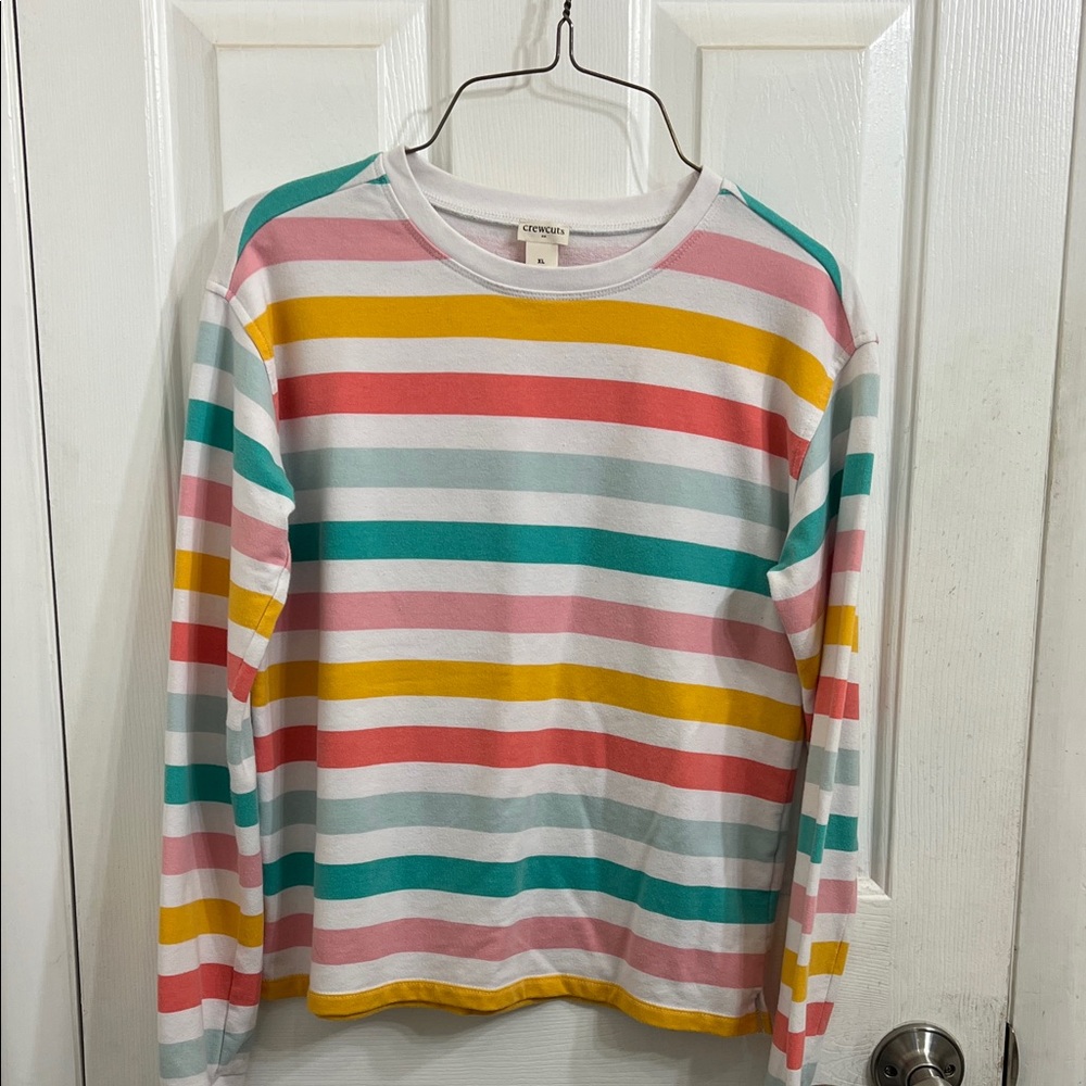Crewcuts Multicolor Striped Light Weight Sweatshirt